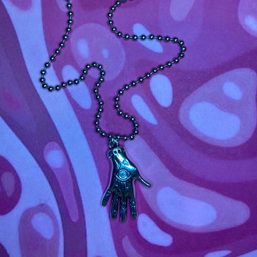 evil hand eye necklace